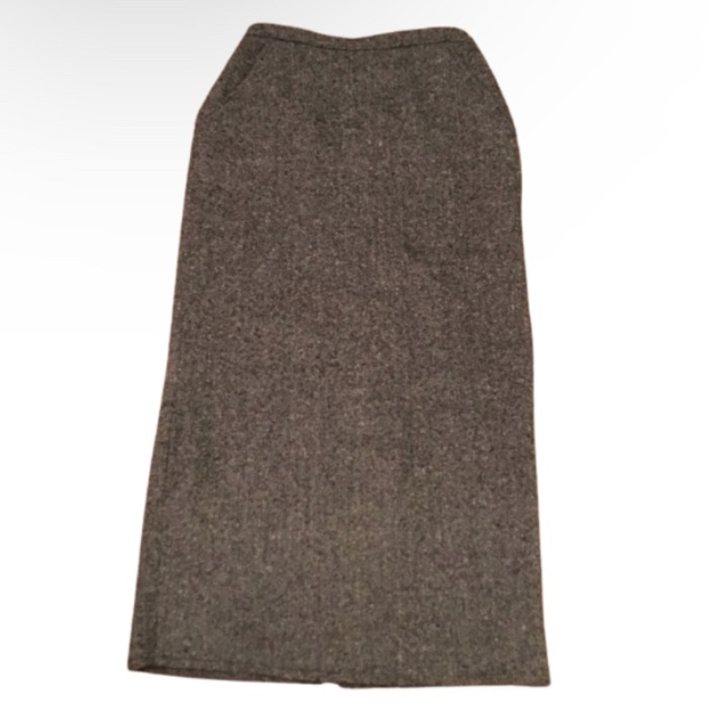 Black Tweed Skirt w/ Pockets Size 8